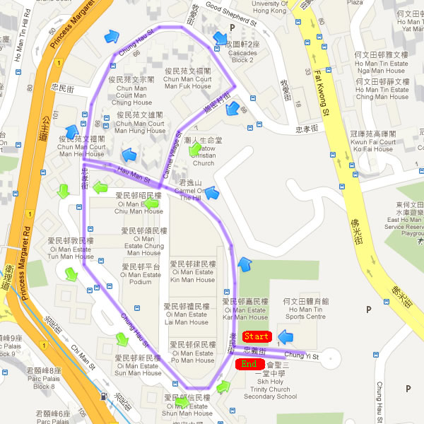 忠義街 - 路線一